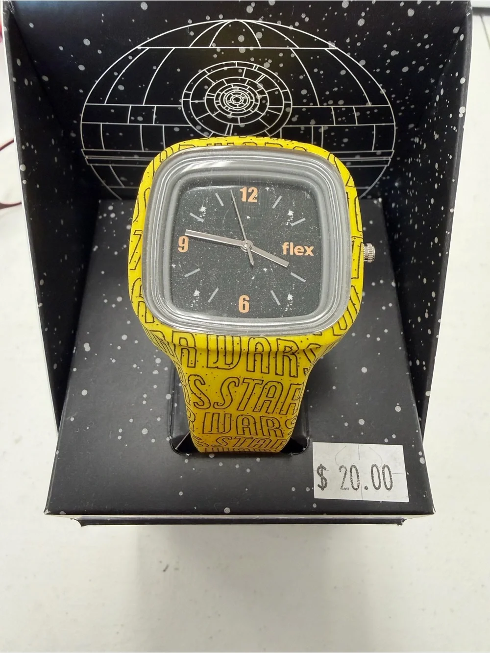 Flex Star Wars Yellow Silicone Watch